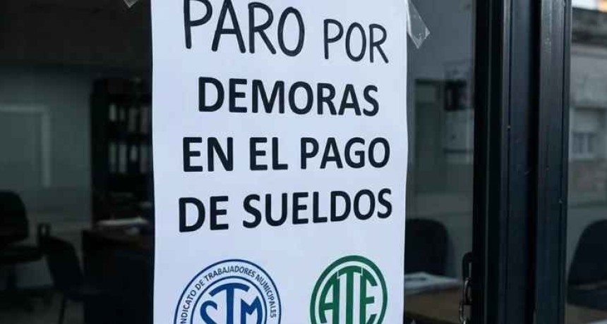 Paro municipal en San Pedro por atraso salarial