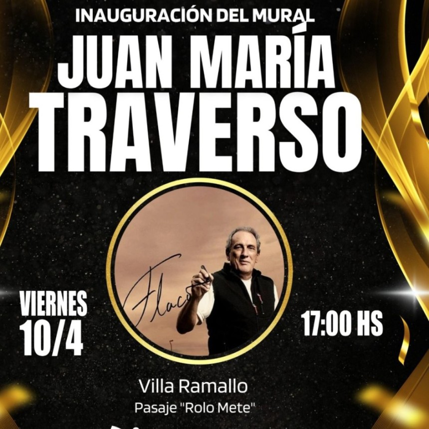 Ramallo homenajear&aacute; a Traverso con un mural y la llegada del rally conmemorativo