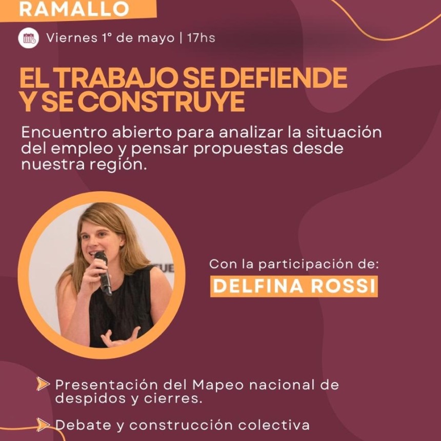Encuentro en Ramallo para debatir el empleo con la participaci&oacute;n de Delfina Rossi