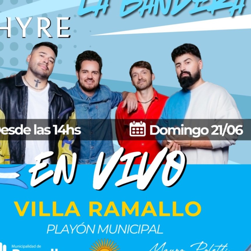 Villa Ramallo celebrar&aacute; el D&iacute;a de la Bandera con una gran fiesta popular