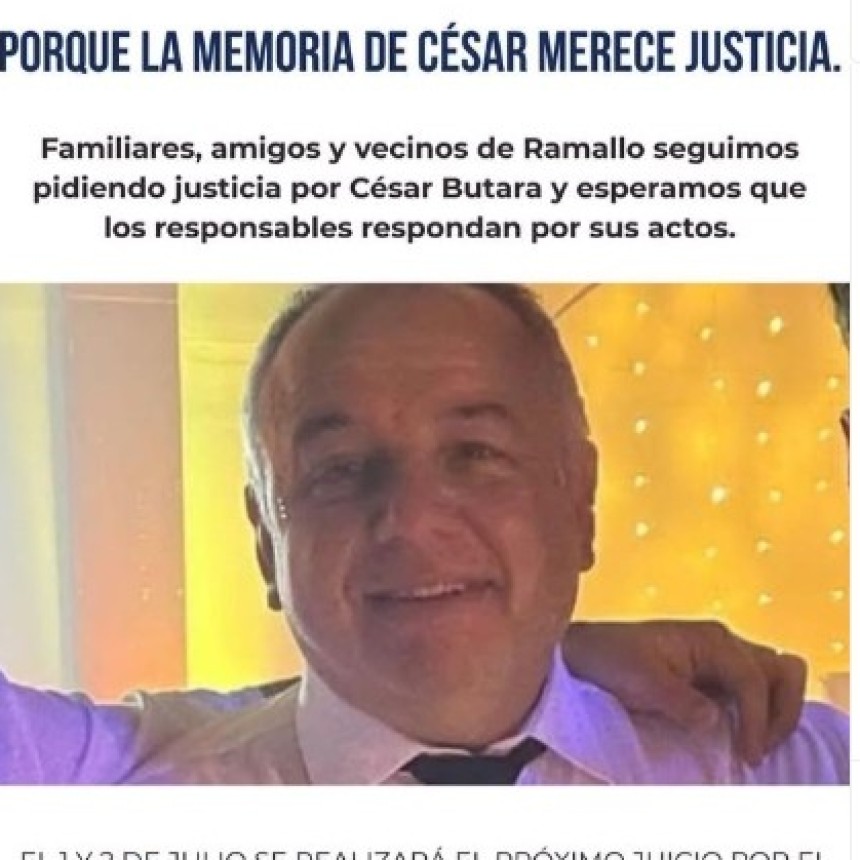 Juicio por el crimen de C&eacute;sar Butara: la fiscal&iacute;a pedir&aacute; prisi&oacute;n perpetua ante un jurado popular
